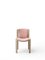 Chairs 300 in Wood and Kvadrat Fabric by Joe Colombo, Set of 4 4