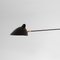 Black Five Rotating Straight Arms Wall Lamp by Serge Mouille 4