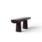 Wood Console Table with Dark Eggplant Color by Aldo Bakker 2