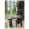 Wood Console Table with Dark Eggplant Color by Aldo Bakker 14