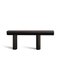 Wood Console Table with Dark Eggplant Color by Aldo Bakker 7