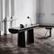 Wood Console Table with Dark Eggplant Color by Aldo Bakker, Image 12