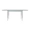 Lc12 La Roche Table in Steel and Glass by Pierre Jeanneret and Le Corbusier for Cassina 1