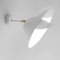 Mid-Century Modern White Saturn Wall Lamp by Serge Mouille 2