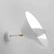 Weiße Mid-Century Modern Saturn Wandlampe von Serge Mouille 5