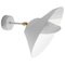 Mid-Century Modern White Saturn Wall Lamp by Serge Mouille, Image 1