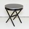 Mid-Century Modern Ebony and Silver Side Table, Image 6