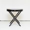 Mid-Century Modern Ebony and Silver Side Table, Image 2