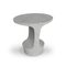 Atlas Carrara White Marble Side Table by Adolfo Doubt 4