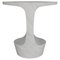 Atlas Carrara White Marble Side Table by Adolfo Doubt 1