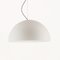 Suspension Lamp Sonora Opaline Methacrylate by Vico Magistretti for Oluce 2