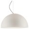 Suspension Lamp Sonora Opaline Methacrylate by Vico Magistretti for Oluce, Image 1