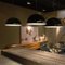 Large Sonora Black Suspension Lamp by Vico Magistretti for Oluce 4