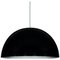 Large Sonora Black Suspension Lamp by Vico Magistretti for Oluce, Image 1
