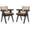 Modell 051 Capitol Complex Bürostühle mit Kissen von Pierre Jeanneret für Cassina, 2er Set 1