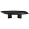 Accordo Low Table in Mat Black Lacquered Wood by Charlotte Perriand for Cassina 1