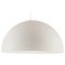 Suspension Lamp Sonora Large White Opaline Glass by Vico Magistretti for Oluce 1