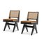 Modell 055 Capitol Complex Stühle von Pierre Jeanneret für Cassina, 2er Set 2