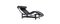 Chaise longue Lc4 en negro de Le Corbusier, Pierre Jeanneret & Charlotte Perriand para Cassina, Imagen 2