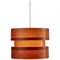 Coderch Small Cister Wood Hanging Lamp by José Antonio Coderch 1