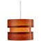 Petite Lampe à Suspension Cister en Bois par José Antonio Coderch 1