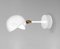White Eye Sconce Wall Lamp by Serge Mouille 4