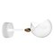 White Eye Sconce Wall Lamp by Serge Mouille 1
