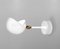 White Eye Sconce Wall Lamp by Serge Mouille 3