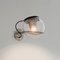 Wall Lamp the Globe Transparent Blown Glass by Joe Colombo for Oluce, Image 3