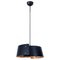 Glipa Flush Mount Black Brass Lamp by Jesper Ståhl for Konsthantverk Tyringe, Image 1