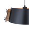 Lampe Flush Mount Glipa en Laiton Noir par Jesper Ståhl pour Konsthantverk Tyringe 4