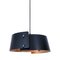 Lampe Flush Mount Glipa en Laiton Noir par Jesper Ståhl pour Konsthantverk Tyringe 6