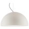 Suspension Lamp Sonora 493 Opaline by Vico Magistretti for Oluce, Image 1