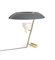 Lamp Model 548 Polished Brass with Grey Difuser by Gino Sarfatti 10