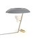 Lamp Model 548 Polished Brass with Grey Difuser by Gino Sarfatti 12