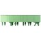 Jaime Hayon Green Multileg Cabinet "Showtime" Marble / MDF / Wood by BD 1