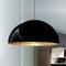 Suspension Lamp Sonora Black Outside and Gold Inside by Vico Magistretti for Oluce, Image 2