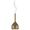 Suspension Lamp Lys Satin Gold Glazed by Angeletti e Ruzza for Oluce 1