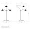 White 3 Rotating Arms Floor Lamp by Serge Mouille 3