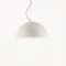 Lampes à Suspension Sonora Medium en Verre Opalin Blanc par Vico Magistretti pour Oluce 2