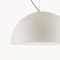 Lámparas de suspensión Sonora Medium de vidrio opalino blanco de Vico Magistretti para Oluce, Imagen 3