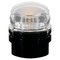 Inside and Outside Wall and Ceiling Lamp Fresnel Black by Joe Colombo for Oluce 1