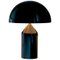 Atollo Small Black Metal Table Lamp by Vico Magistretti for Oluce 1