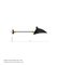 Lámpara de pared giratoria 1 de brazo recto blanco de Serge Mouille, Imagen 2