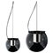 Suspension Lamps the Globe Nickel by Joe Colombo for Oluce, Set of 2 1