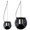 Suspension Lamps the Globe Nickel by Joe Colombo for Oluce, Set of 2, Image 1