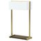 Table Lamp Urban Tom Mw10 Brass Matt / Tinted Bronze Glass by Peter Ghyczy 1