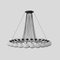 Lamp Model 2109/24/14 Black Structure by Gino Sarfatti 2