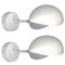 White Eye Sconce Wall Lamp Set by Serge Mouille, Set of 2 1