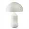 Atollo Large and Small Glass Table Lamps by Vico Magistretti for Oluce, Set of 2 3